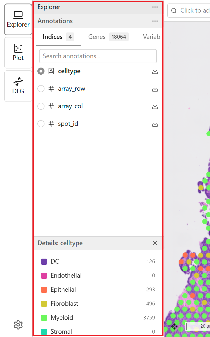 Full annotation sidebar