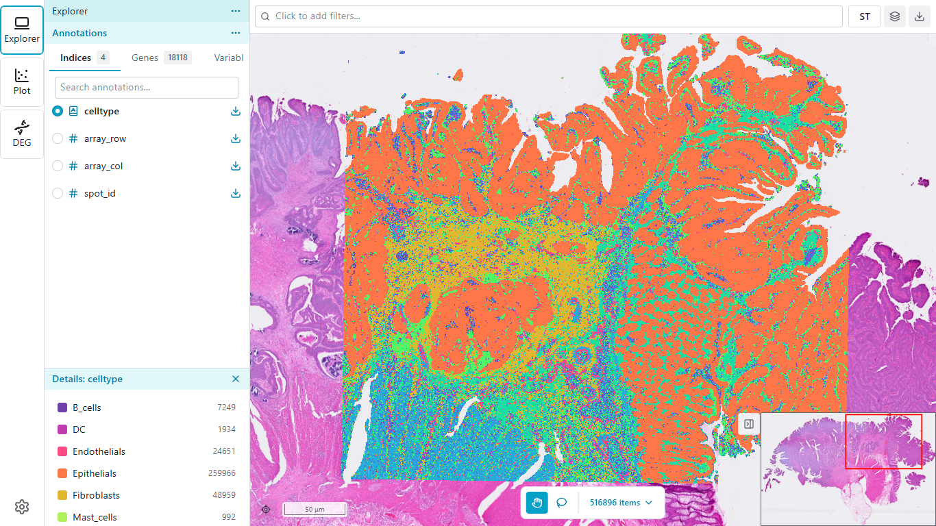 Full interface layout